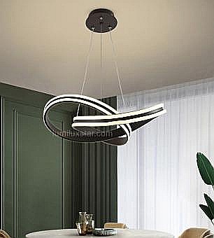 Lustre - LUSTRA LED DIMABILA CU TELECOMANDA 3 FUNCTII INFINIT MARO 100W