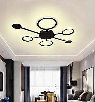 Lustre - LUSTRA LED DIMABILA CU TELECOMANDA ATOM 3 FUNCTII 120W