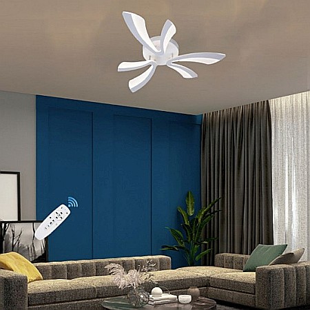 Lustre - LUSTRA LED HEKTOR 40W CU 6 BRATE 3 CULORI+IR