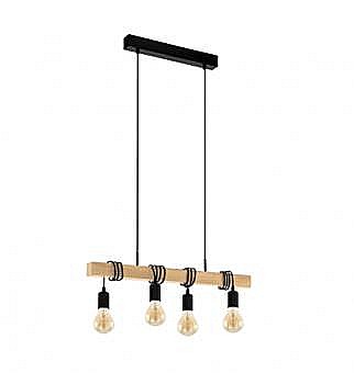 Lustre - LUSTRA VINTAGE TOWNSHEND EGLO NEGRU