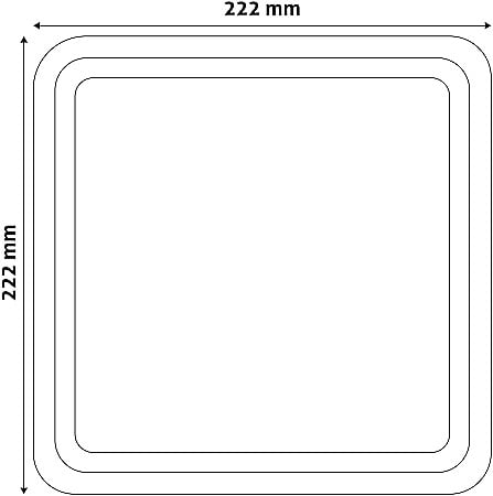 (Merkur-S) Aplica perete IP54 Patrat 12W NW Gray [3]