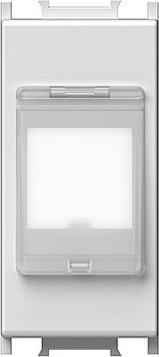 TEM - GAMA MODUL - Modul Adaptor cu protectie la praf R&amp;M CAT6A 1M PW