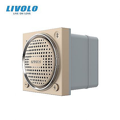Livolo modular - Modul difuzor Bluetooth, 2M auriu