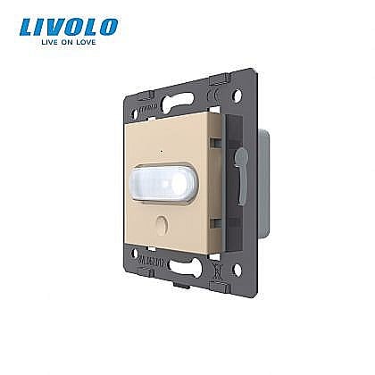 Module - Modul intrerupator cu senzor de prezenta / miscare PIR auriu
