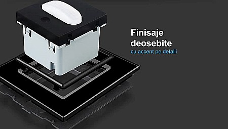 Modul intrerupator cu senzor de prezenta / miscare PIR negru [3]