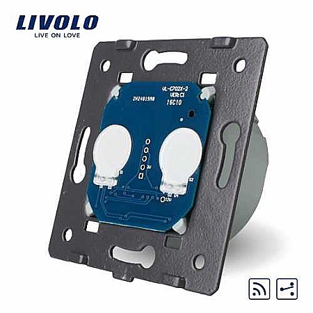 Livolo - Modul Întrerupător dublu, cruce, wireless