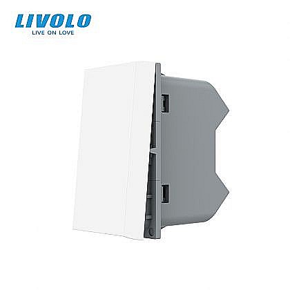 Module - Modul Întrerupător mecanic simplu, 1M alb