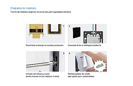 Modul lampa de orientare scara, cu senzor miscare alb [12]