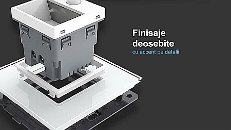 Modul lampa de orientare scara, cu senzor miscare alb [4]
