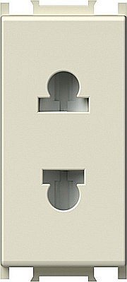 TEM - GAMA MODUL - Modul Priză S. EURO 1M 16A ST IP20 Crem