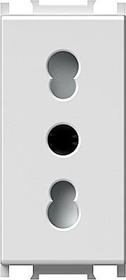 TEM - GAMA MODUL - Modul Priză S. Ita 1M 16A ST IP20 Alb
