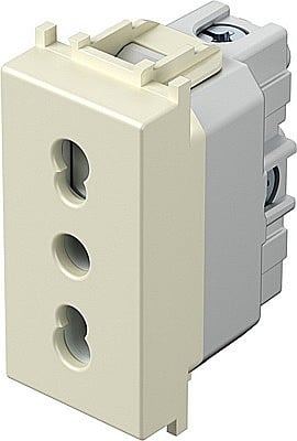 Modul Priză S. Ita 1M 16A ST IP20 Crem [1]
