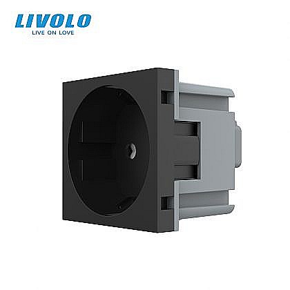Prize - Modul Priză Schuko negru