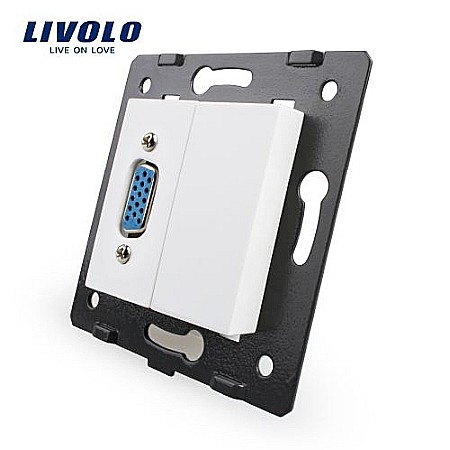 Livolo - Modul Priză simplă VGA mamă