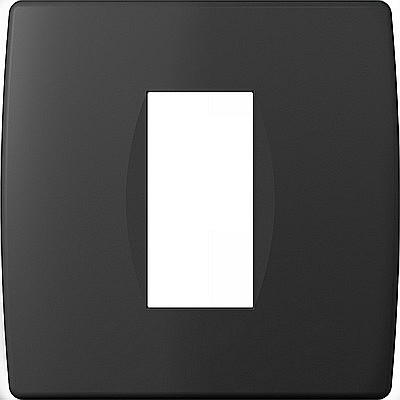 Prize si intrerupatoare - Modul Soft Rama 1/2M IP20 Negru
