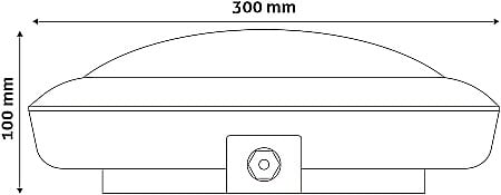 (Neptun) IP66 Plafoniera 15W NW 4000K+Senzor microunde+Emergency Battery back up [4]