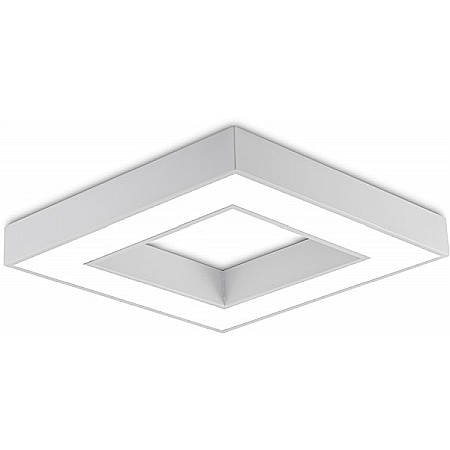 Plafoniere - PLAF. LED SUSP 36W 3000/4000/6500K ALB BLADE SQR