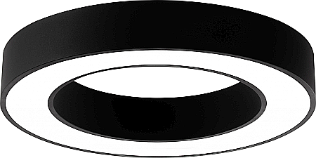 Plafoniere - Plafoniera LED 45W cu telecomanda negru