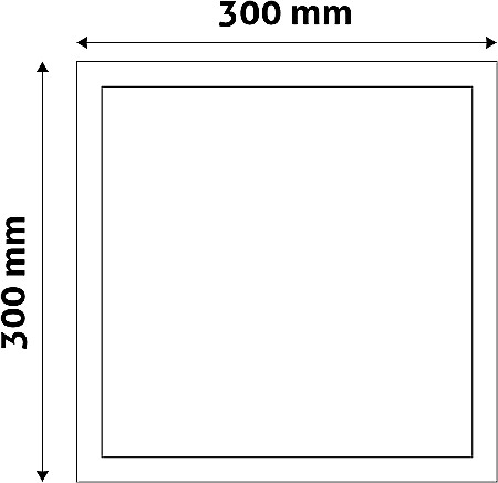 Plafoniera LED ALU 24W 300x300 3000K [4]