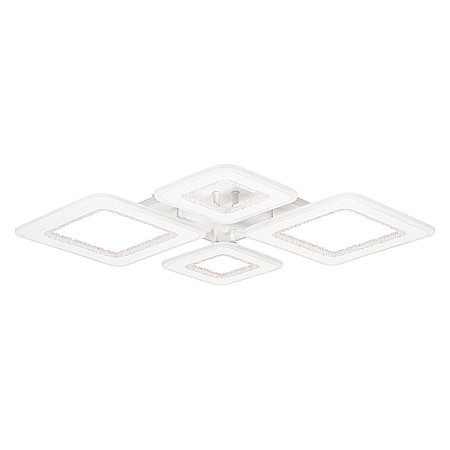 Plafoniera LED Amelia cu cristale si telecomanda in stil modern 120W 3CCT+RGB [3]