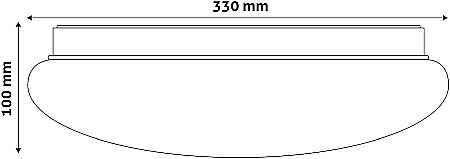 Plafoniera LED Oyster Cordelia [2]