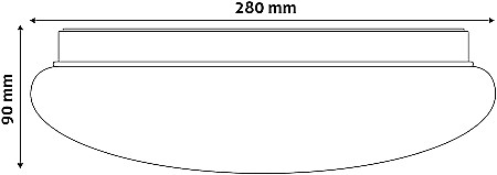 Plafoniera LED Oyster Cordelia [2]