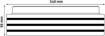 Plafoniera LED Oyster Helios [2]