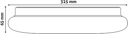 Plafoniera LED Oyster Larissa 18W 3000K [2]