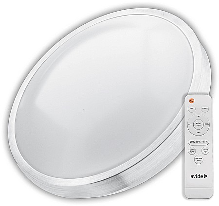 Plafoniere - Plafoniera LED Oyster Pandora-CCT (ALU) 48W