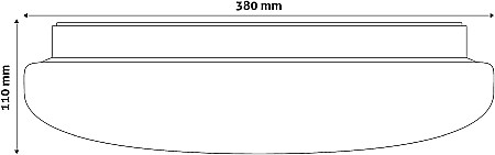 Plafoniera LED Oyster Patrat type Desdemona 24W 4000K [2]