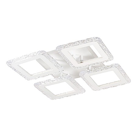 Plafoniera LED Tetra cu cristale si telecomanda in stil modern 60W 3CCT+RGB [2]