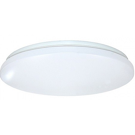 Plafoniere - Plafoniera Slim Milky 18W=160W, Ø325 mm, 6500K, lumina rece