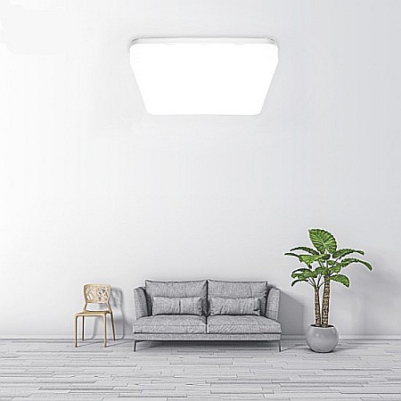 Plafoniera Slim Milky 18W=160W, 275x275 mm, 6500K, lumina rece [1]