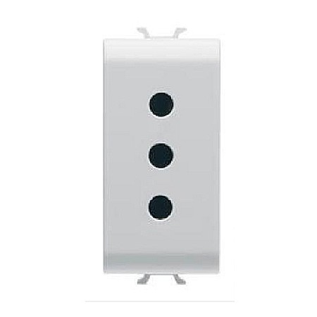Gewiss Chorus - Priza 1M 2P+E 10A P11 1 modul CH/Alb