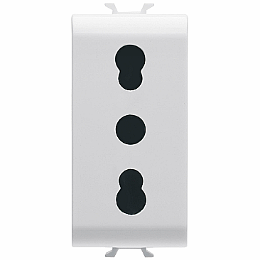 Prize si intrerupatoare - Priza 1M Alb, CHORUS
