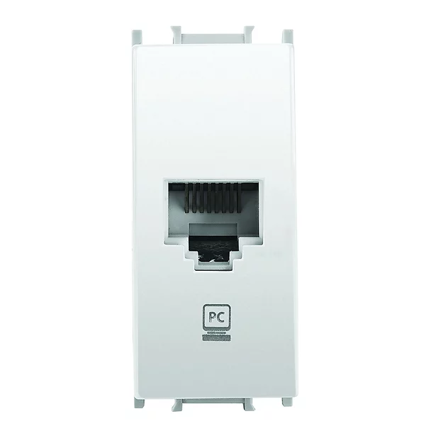 Prize si intrerupatoare - PRIZA CALCULATOR CAT5 MODULAR ALB 1M