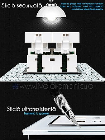 Priză dublă reţea calculator, 2xRJ45 alb [3]