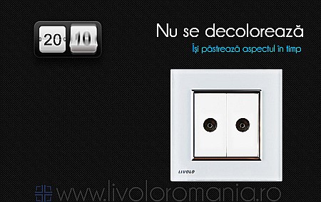 Priză dublă TV, 2xTV alb [4]