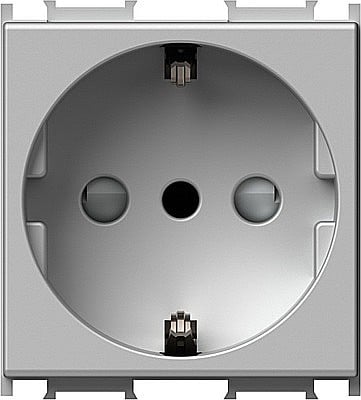 TEM - GAMA MODUL - Priză SCHUKO 1P 16A TEM ST IP20 Argint