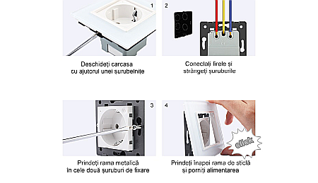Priza Schuko dubla, standard italian/modular 4M negru [7]