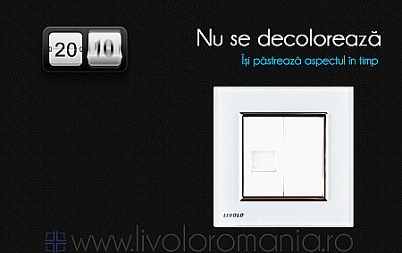 Priză simplă rețea calculator, RJ alb [4]