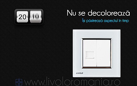 Priză simplă telefon, RJ11 alb [4]