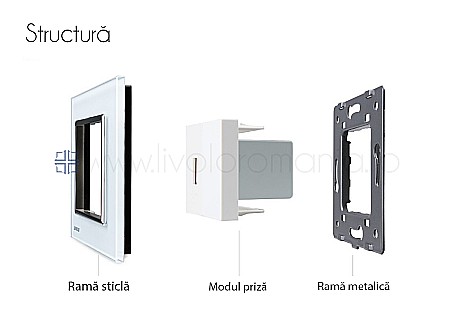 Priză simplă USB auriu [5]