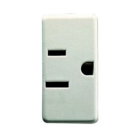 Gewiss System - Priza SUA 125V 15A 2P+E SY/WH