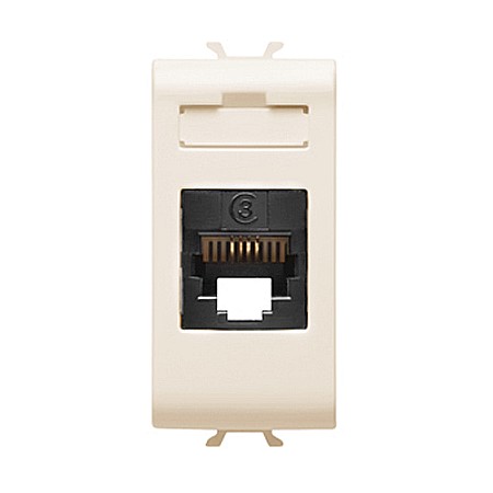 Gewiss Chorus - Priza telefon RJ11 1 modul CH/Ivoar
