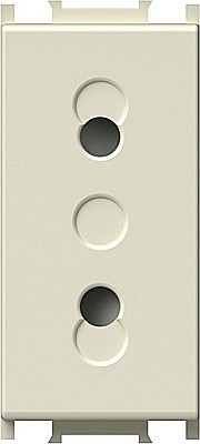 TEM - GAMA MODUL - Priză TEM Crem Schuko EURO 1M TEM 10A ST IP20