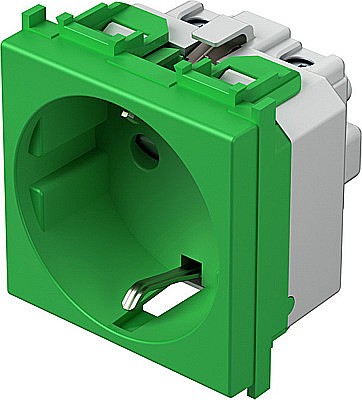 Priză TEM Verde SCHUKO 16A ST IP20 [1]