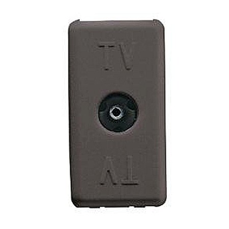 Gewiss System - Priza TV De trecere Mama 1 modul SY/BK