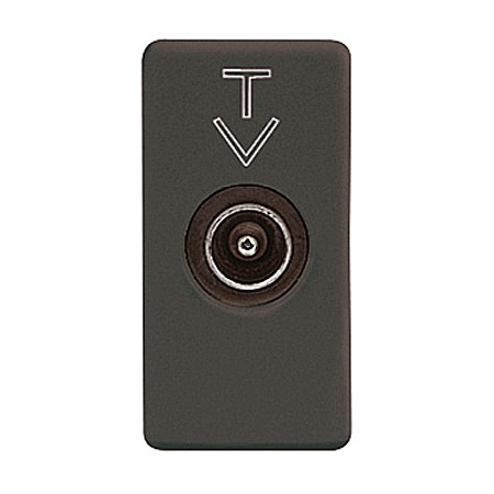 Gewiss System - Priza TV Direct Tata 1 modul SY/BK