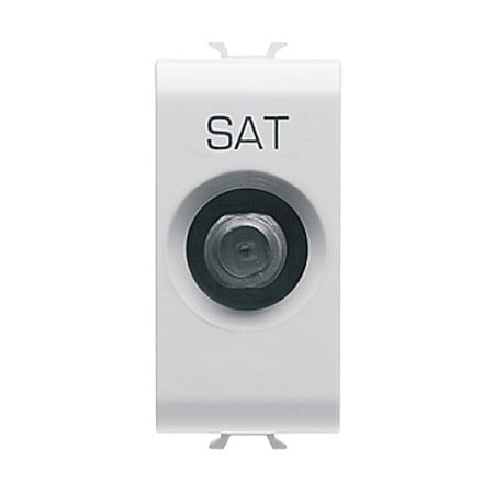 Gewiss Chorus - Priza TV/SAT 1 modul CH/Alb